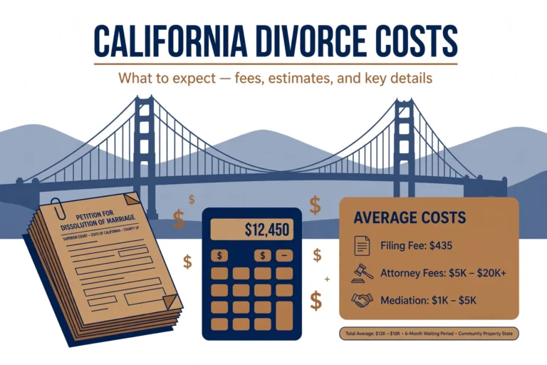 How Much Does a Divorce Cost in California? (2026 Guide)