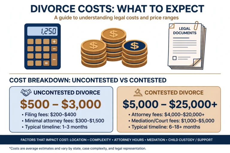 How Much Does a Divorce Cost in 2026? (Full Breakdown)